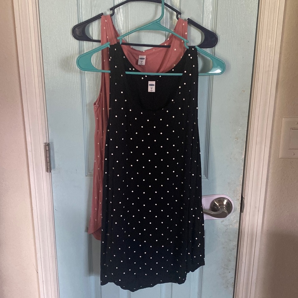 Two-Pack Old Navy Luxe Tanks